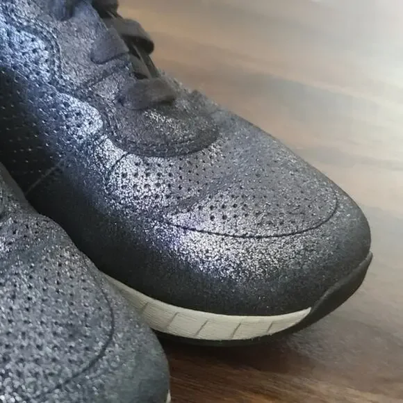 Dansko Christina Sneakers Metallic Size 9-9.5 Gray Purple Stylish Comfy - Picture 9 of 9